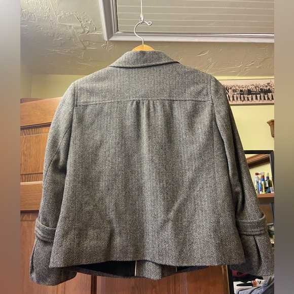 Incredibly made 100 percent high quality merino wool grey jacket size 36 - Picture 4 of 5